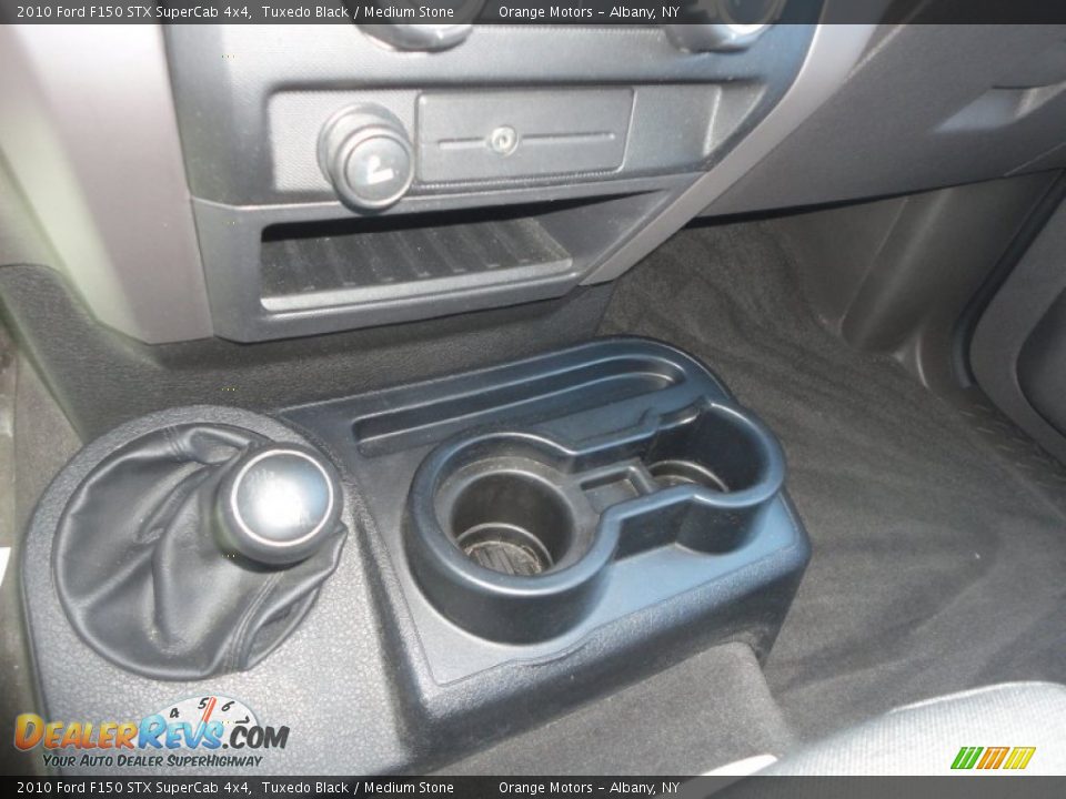 2010 Ford F150 STX SuperCab 4x4 Tuxedo Black / Medium Stone Photo #18