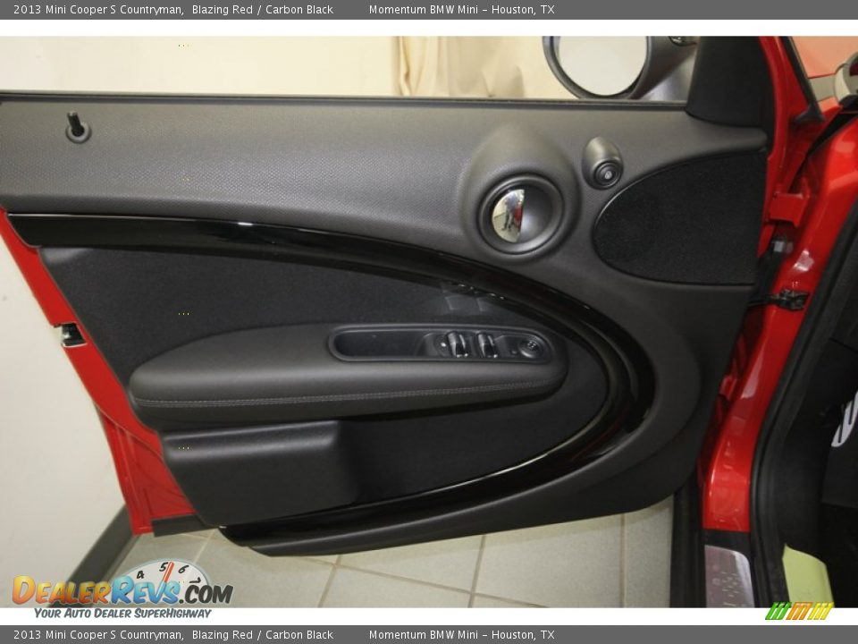 2013 Mini Cooper S Countryman Blazing Red / Carbon Black Photo #13
