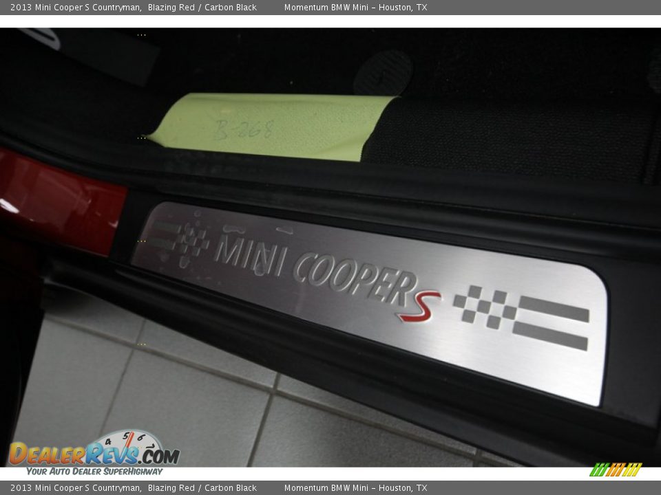 2013 Mini Cooper S Countryman Blazing Red / Carbon Black Photo #15
