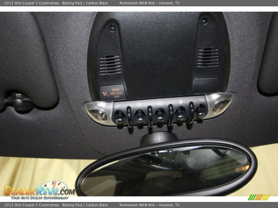 2013 Mini Cooper S Countryman Blazing Red / Carbon Black Photo #16