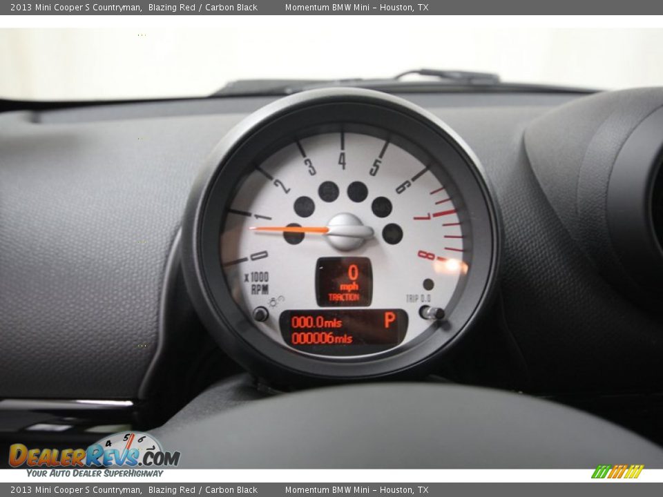 2013 Mini Cooper S Countryman Blazing Red / Carbon Black Photo #24