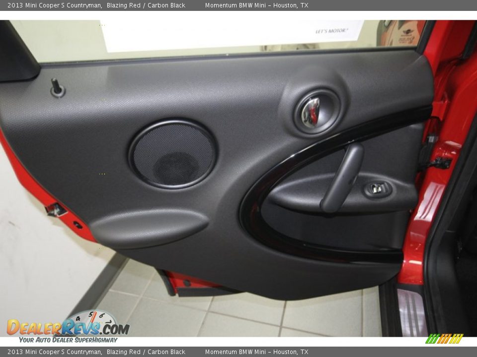 2013 Mini Cooper S Countryman Blazing Red / Carbon Black Photo #26