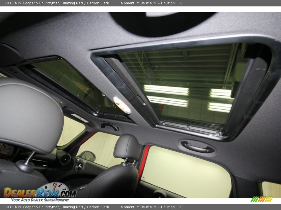 2013 Mini Cooper S Countryman Blazing Red / Carbon Black Photo #27