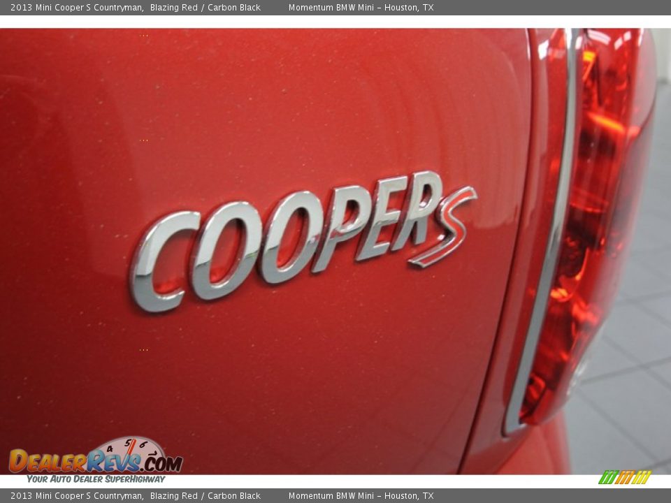 2013 Mini Cooper S Countryman Blazing Red / Carbon Black Photo #29