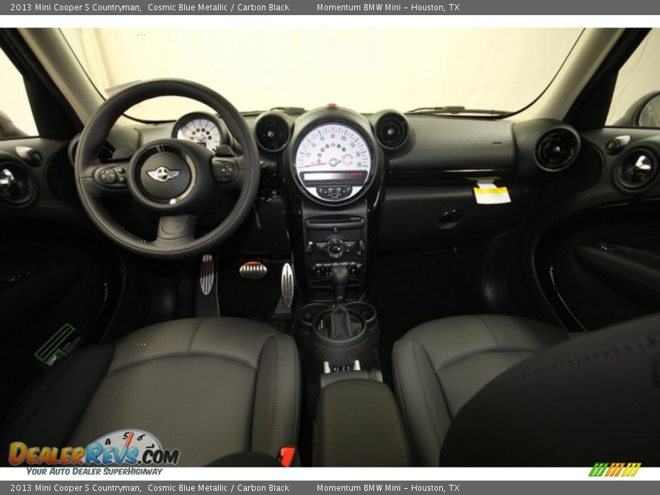 2013 Mini Cooper S Countryman Cosmic Blue Metallic / Carbon Black Photo #4