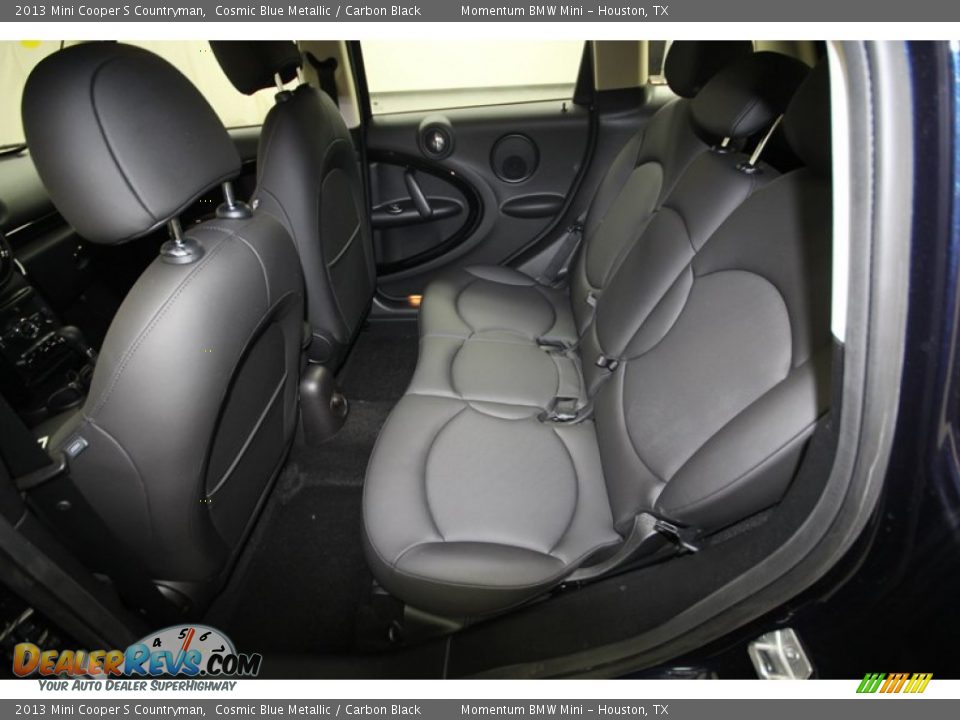 2013 Mini Cooper S Countryman Cosmic Blue Metallic / Carbon Black Photo #12