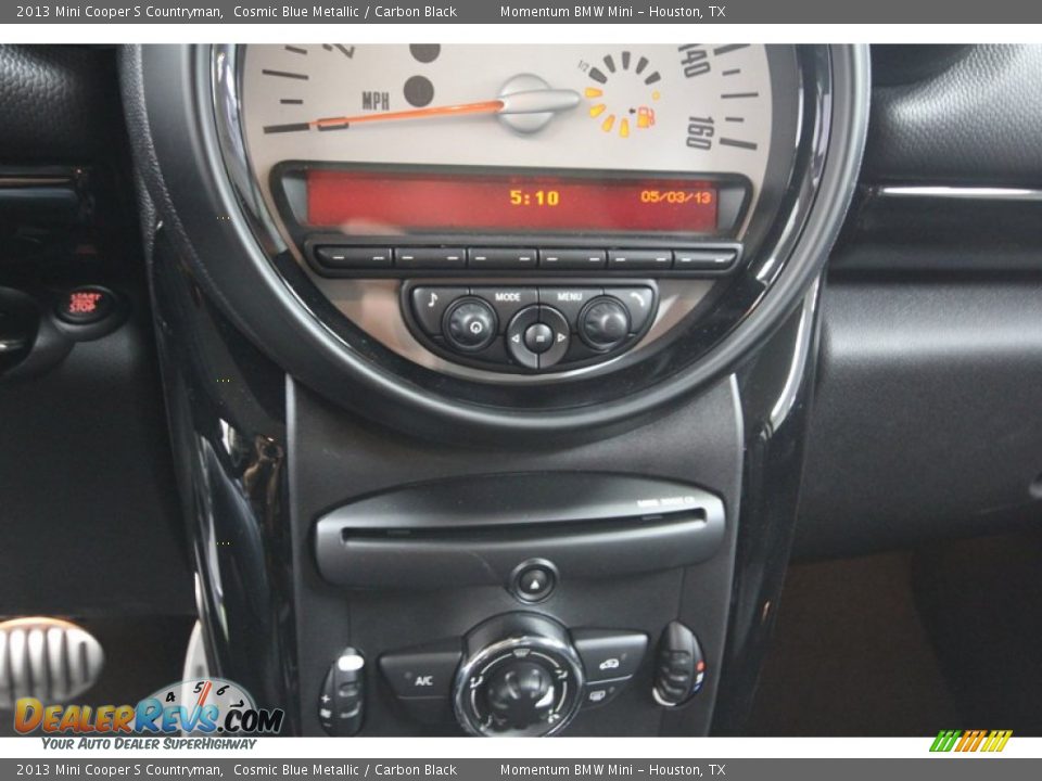 2013 Mini Cooper S Countryman Cosmic Blue Metallic / Carbon Black Photo #16