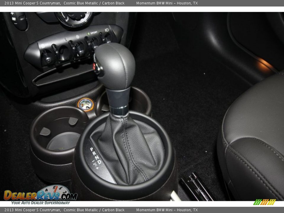 2013 Mini Cooper S Countryman Cosmic Blue Metallic / Carbon Black Photo #18