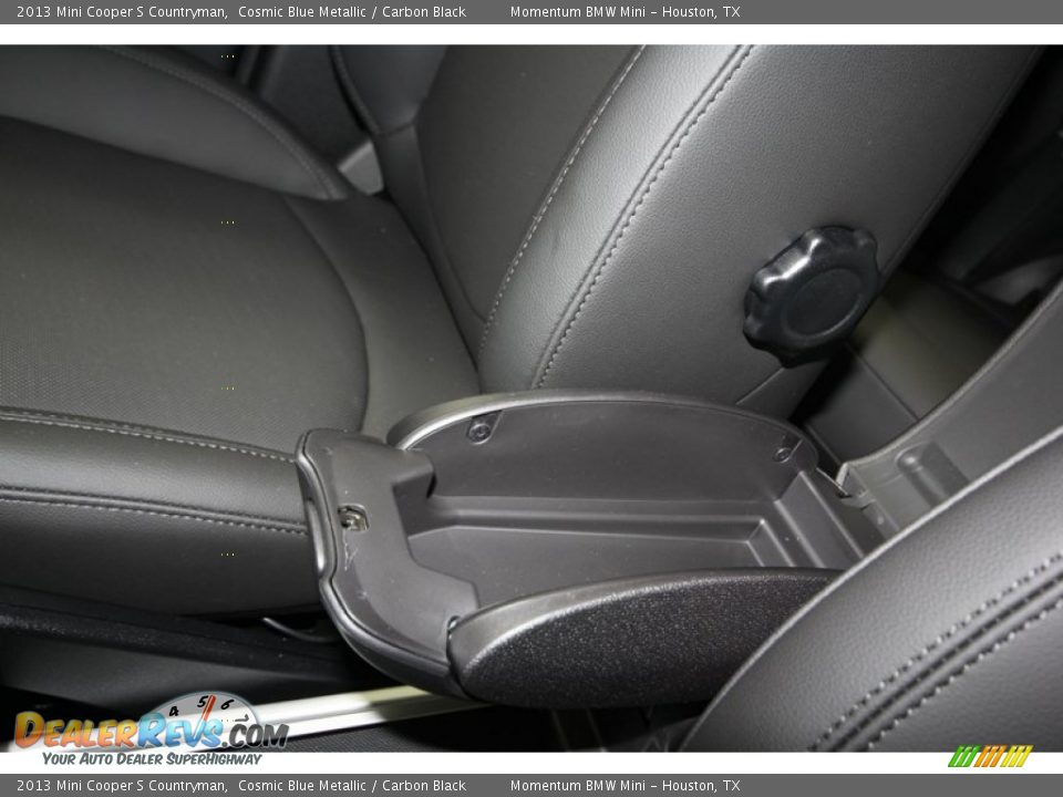 2013 Mini Cooper S Countryman Cosmic Blue Metallic / Carbon Black Photo #20