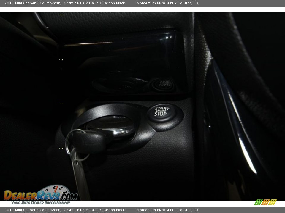 2013 Mini Cooper S Countryman Cosmic Blue Metallic / Carbon Black Photo #21