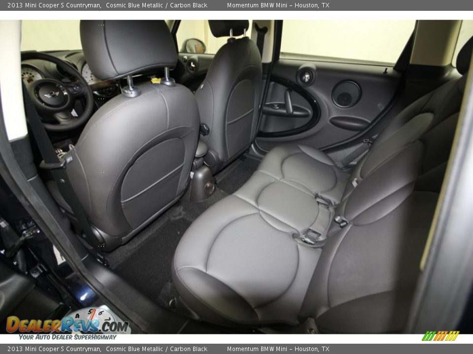 2013 Mini Cooper S Countryman Cosmic Blue Metallic / Carbon Black Photo #25