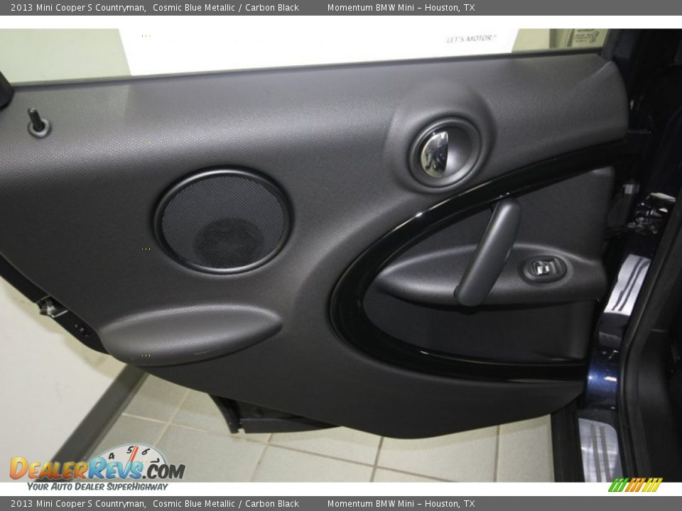 2013 Mini Cooper S Countryman Cosmic Blue Metallic / Carbon Black Photo #26