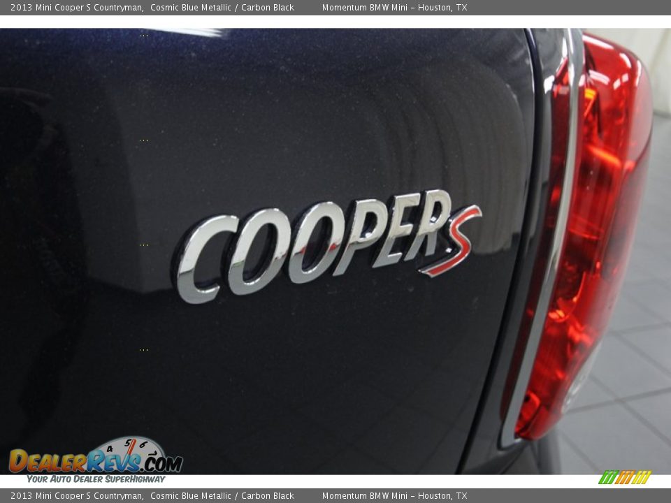 2013 Mini Cooper S Countryman Cosmic Blue Metallic / Carbon Black Photo #29