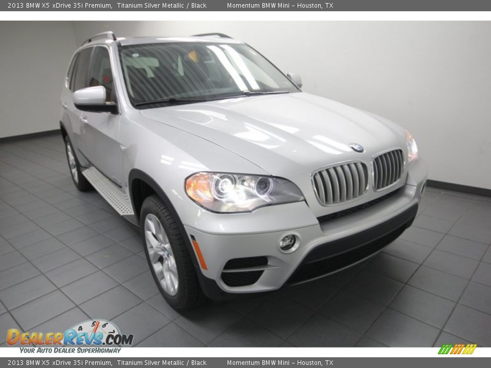 2013 BMW X5 xDrive 35i Premium Titanium Silver Metallic / Black Photo #5
