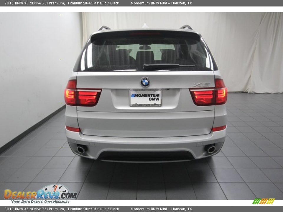2013 BMW X5 xDrive 35i Premium Titanium Silver Metallic / Black Photo #10