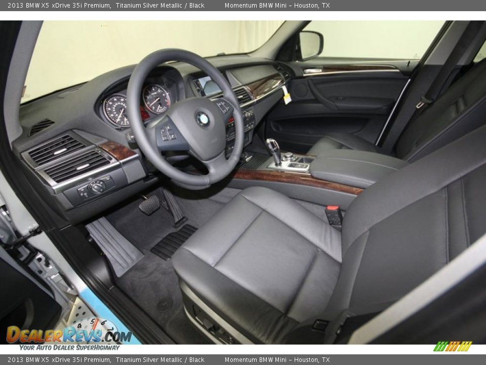 2013 BMW X5 xDrive 35i Premium Titanium Silver Metallic / Black Photo #11