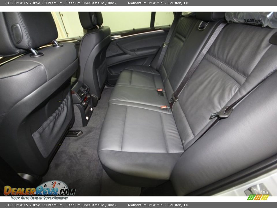 2013 BMW X5 xDrive 35i Premium Titanium Silver Metallic / Black Photo #12