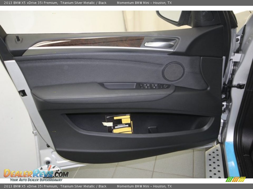 2013 BMW X5 xDrive 35i Premium Titanium Silver Metallic / Black Photo #13