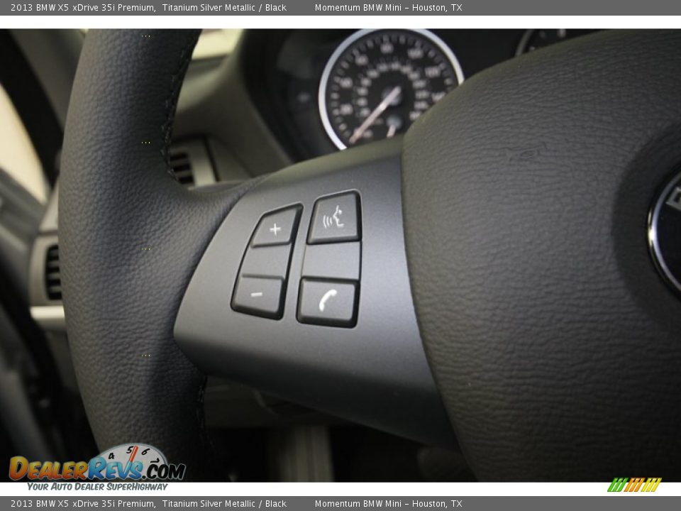 2013 BMW X5 xDrive 35i Premium Titanium Silver Metallic / Black Photo #26