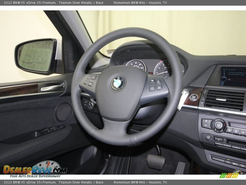 2013 BMW X5 xDrive 35i Premium Titanium Silver Metallic / Black Photo #31