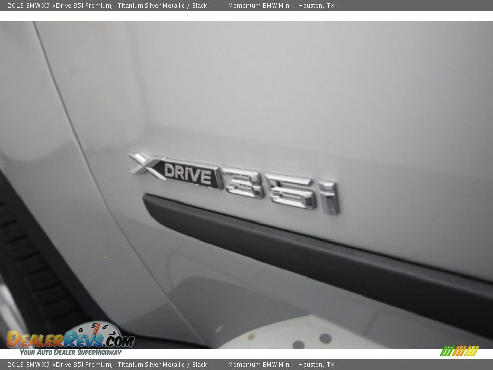 2013 BMW X5 xDrive 35i Premium Titanium Silver Metallic / Black Photo #33