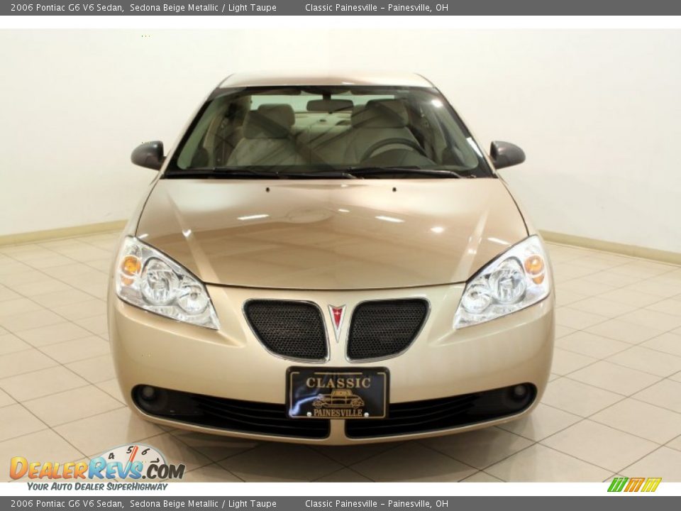 2006 Pontiac G6 V6 Sedan Sedona Beige Metallic / Light Taupe Photo #2