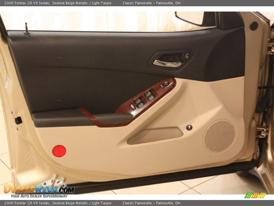 2006 Pontiac G6 V6 Sedan Sedona Beige Metallic / Light Taupe Photo #4