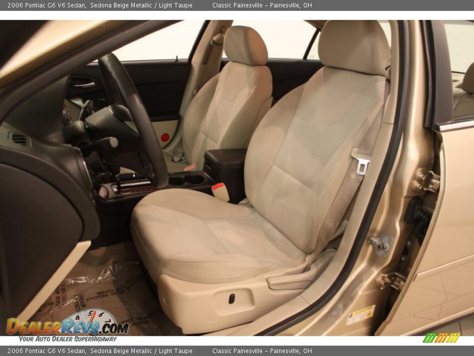 2006 Pontiac G6 V6 Sedan Sedona Beige Metallic / Light Taupe Photo #5