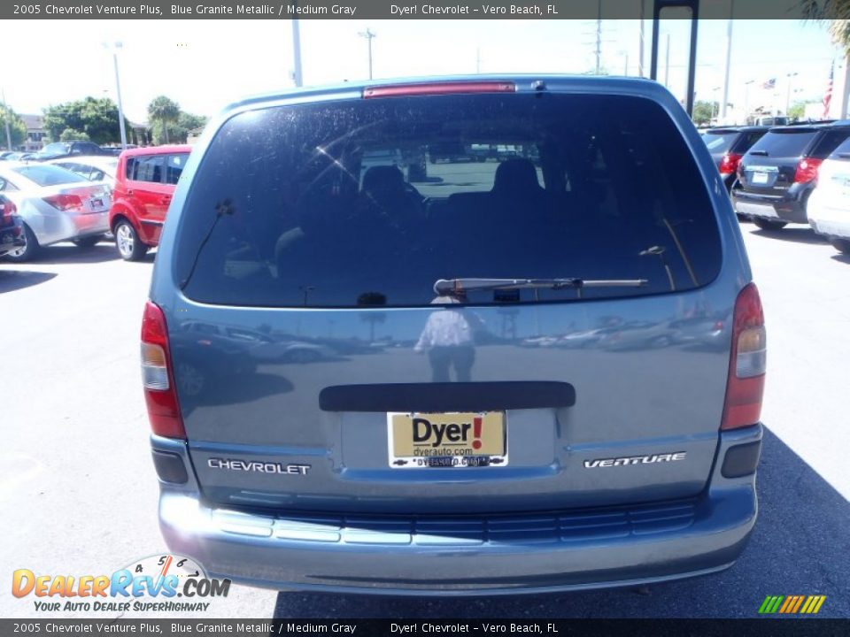 2005 Chevrolet Venture Plus Blue Granite Metallic / Medium Gray Photo #4