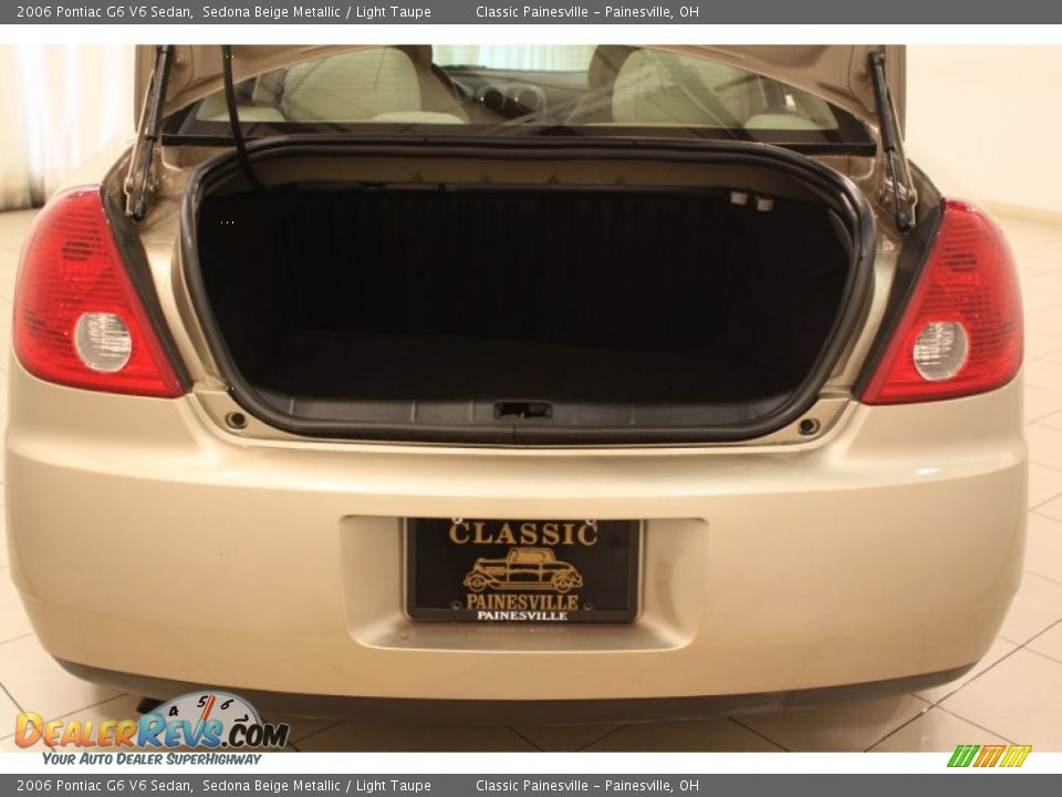 2006 Pontiac G6 V6 Sedan Sedona Beige Metallic / Light Taupe Photo #13