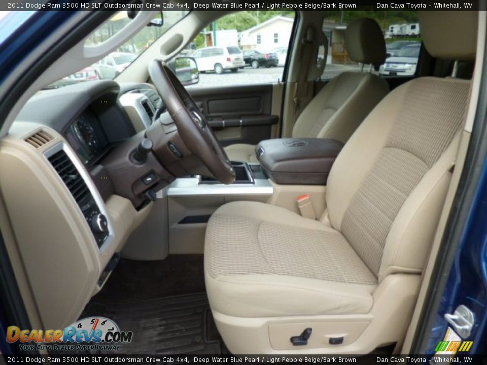 Front Seat of 2011 Dodge Ram 3500 HD SLT Outdoorsman Crew Cab 4x4 Photo #11