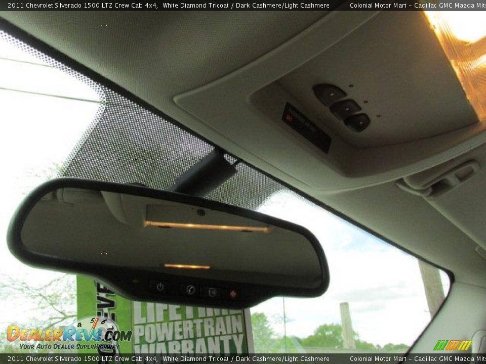 2011 Chevrolet Silverado 1500 LTZ Crew Cab 4x4 White Diamond Tricoat / Dark Cashmere/Light Cashmere Photo #14