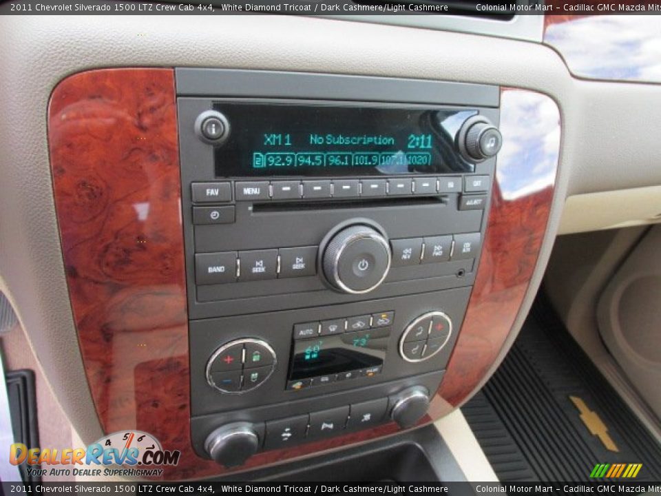 2011 Chevrolet Silverado 1500 LTZ Crew Cab 4x4 White Diamond Tricoat / Dark Cashmere/Light Cashmere Photo #15