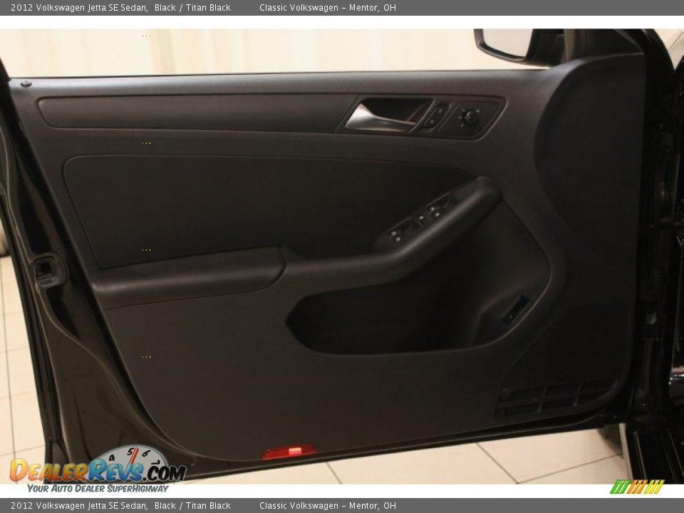 2012 Volkswagen Jetta SE Sedan Black / Titan Black Photo #4