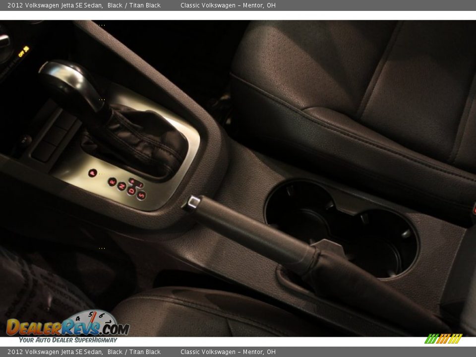 2012 Volkswagen Jetta SE Sedan Black / Titan Black Photo #9