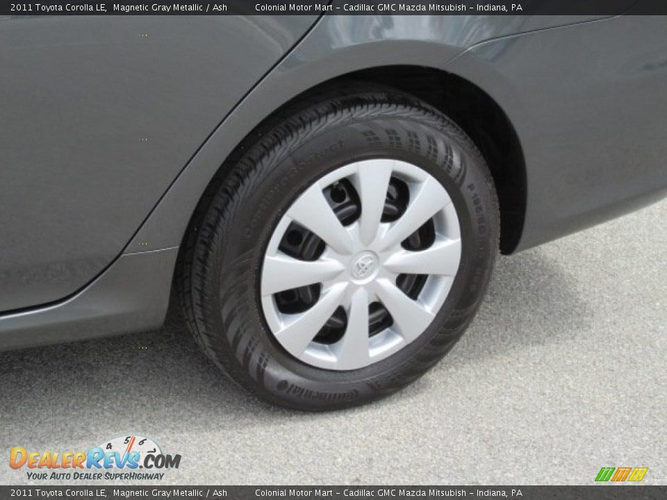 2011 Toyota Corolla LE Magnetic Gray Metallic / Ash Photo #3