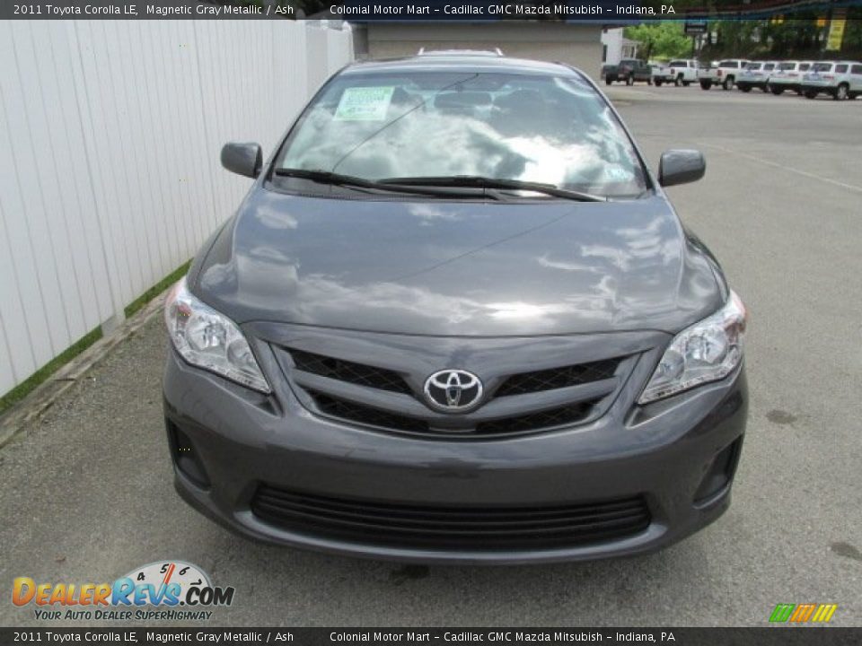 2011 Toyota Corolla LE Magnetic Gray Metallic / Ash Photo #4