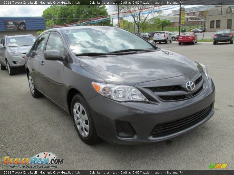 2011 Toyota Corolla LE Magnetic Gray Metallic / Ash Photo #5