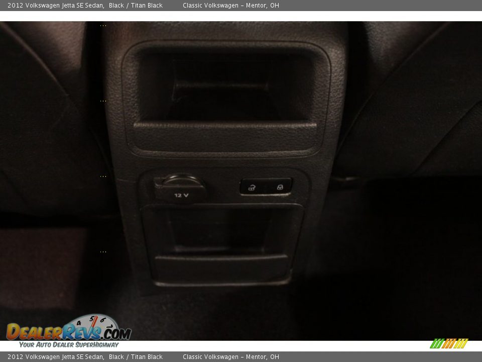 2012 Volkswagen Jetta SE Sedan Black / Titan Black Photo #15