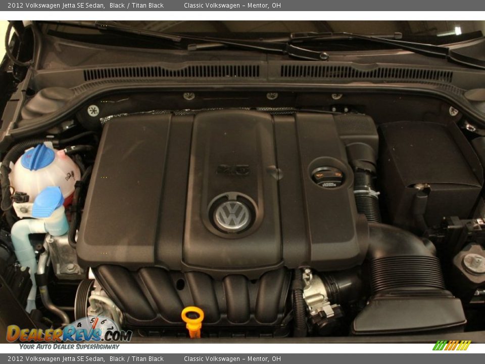 2012 Volkswagen Jetta SE Sedan Black / Titan Black Photo #16