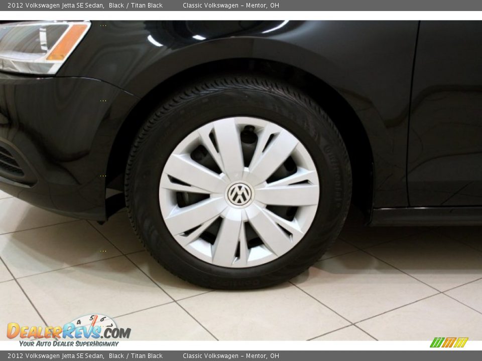 2012 Volkswagen Jetta SE Sedan Black / Titan Black Photo #18