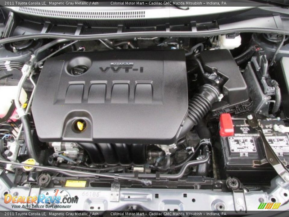 2011 Toyota Corolla LE Magnetic Gray Metallic / Ash Photo #8
