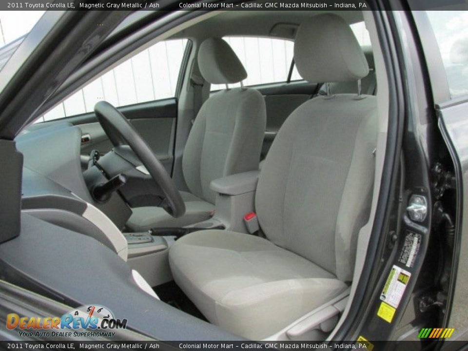2011 Toyota Corolla LE Magnetic Gray Metallic / Ash Photo #9