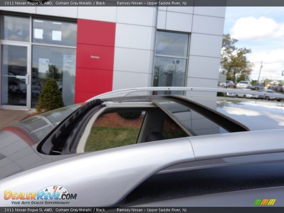 2011 Nissan Rogue SL AWD Gotham Gray Metallic / Black Photo #3