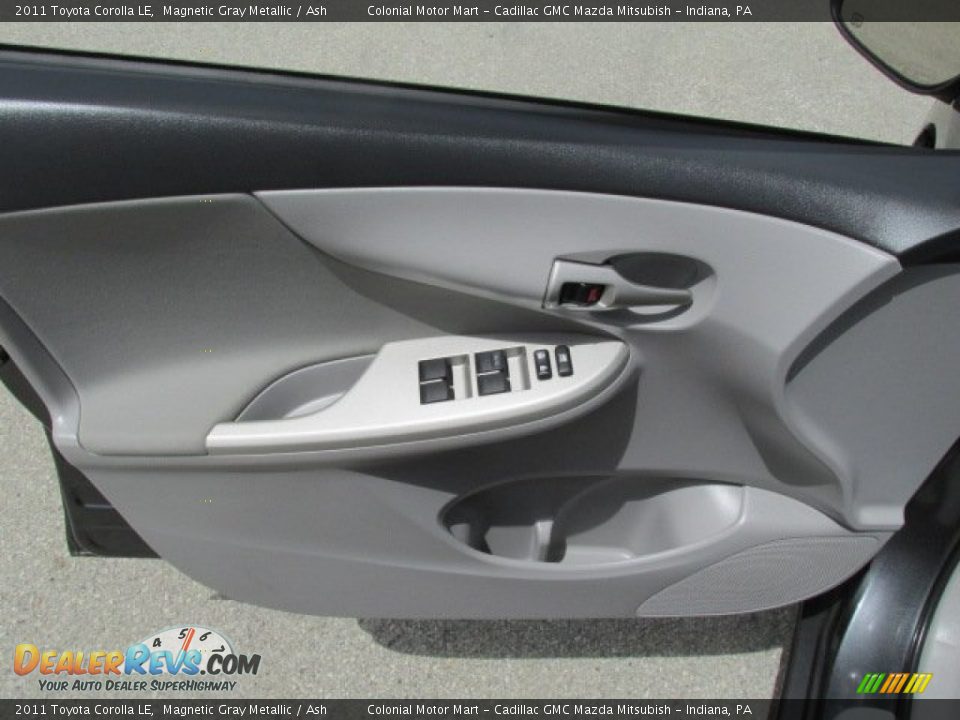 2011 Toyota Corolla LE Magnetic Gray Metallic / Ash Photo #11