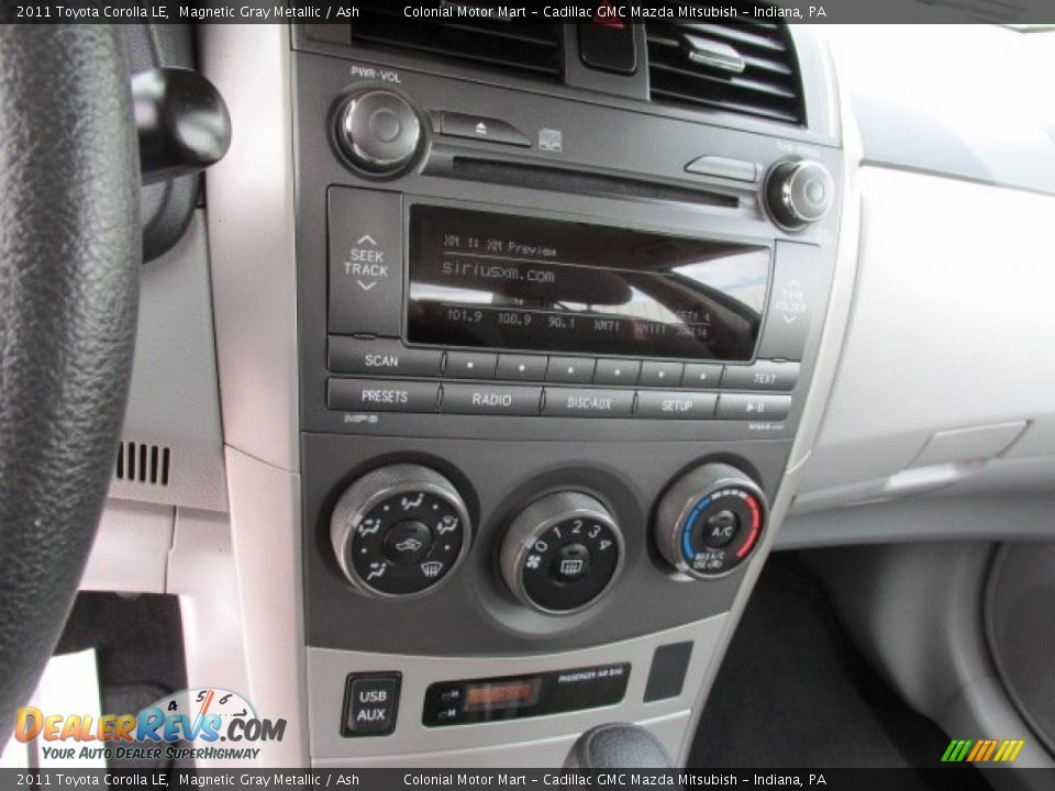 2011 Toyota Corolla LE Magnetic Gray Metallic / Ash Photo #13
