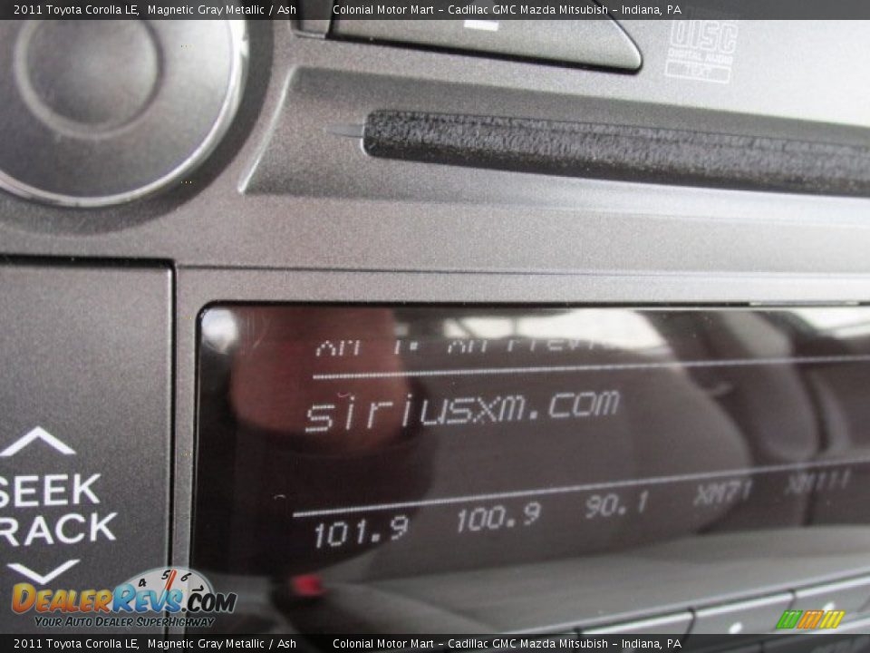 2011 Toyota Corolla LE Magnetic Gray Metallic / Ash Photo #14
