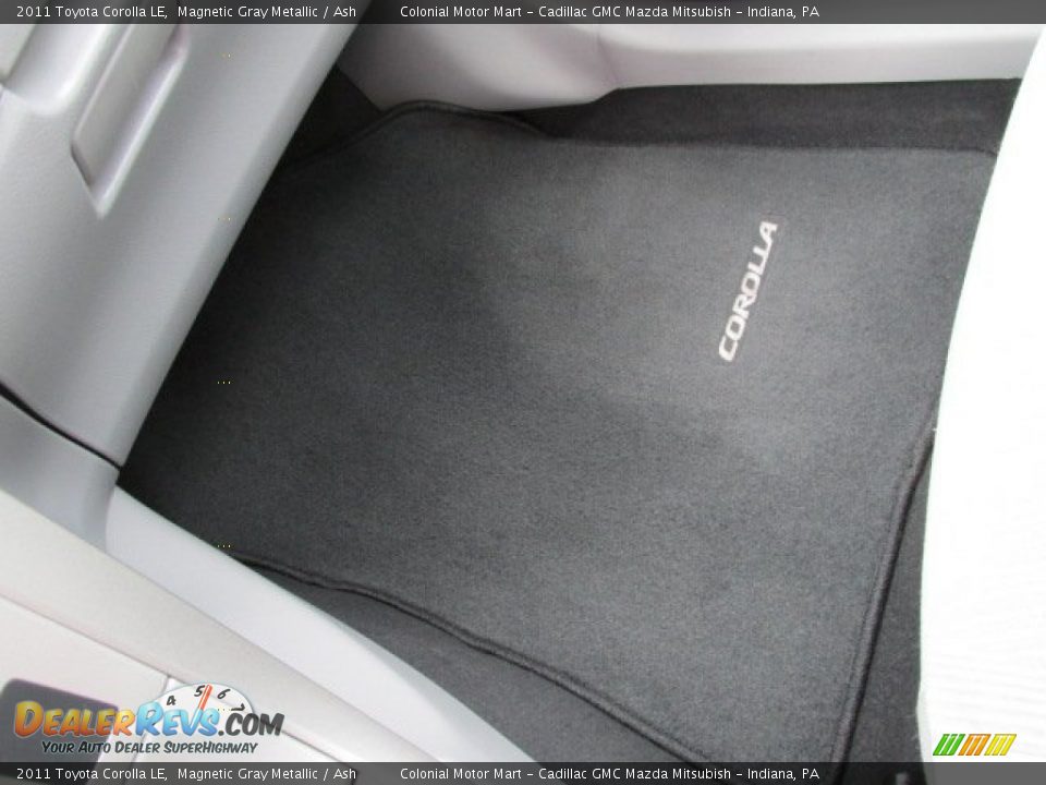 2011 Toyota Corolla LE Magnetic Gray Metallic / Ash Photo #16