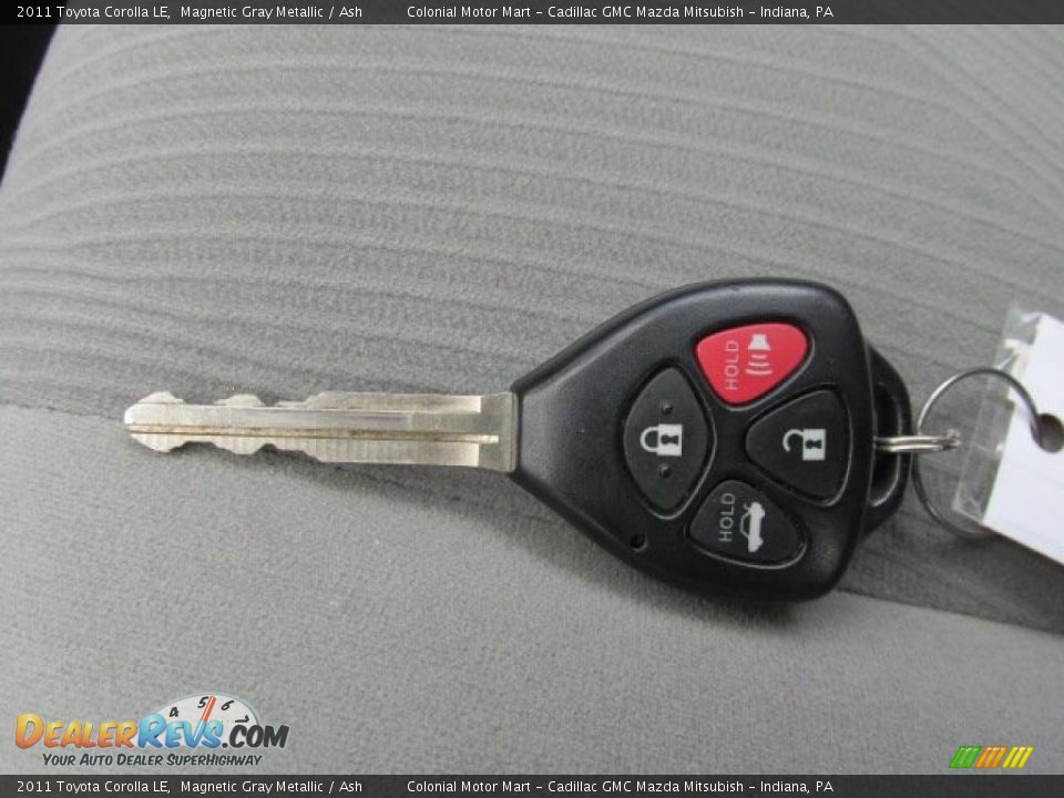 2011 Toyota Corolla LE Magnetic Gray Metallic / Ash Photo #17