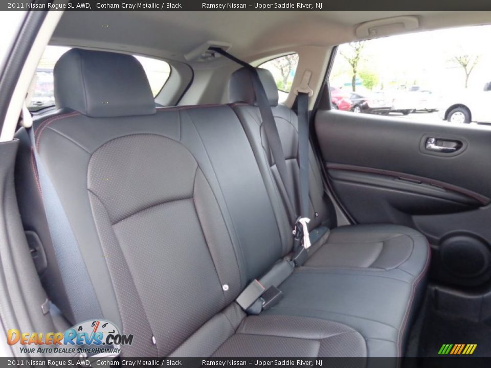 2011 Nissan Rogue SL AWD Gotham Gray Metallic / Black Photo #10